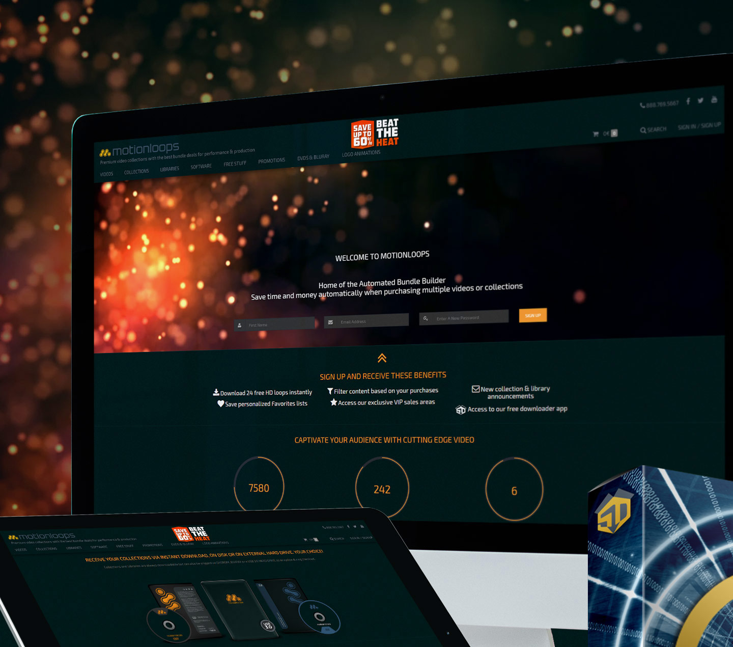 MotionLoops 2k15 Website presentation