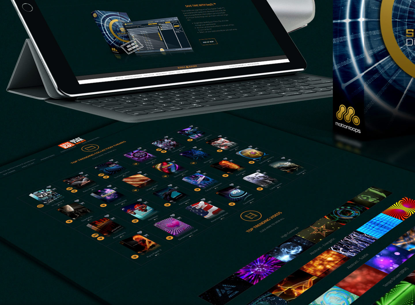 MotionLoops 2k15 Website presentation